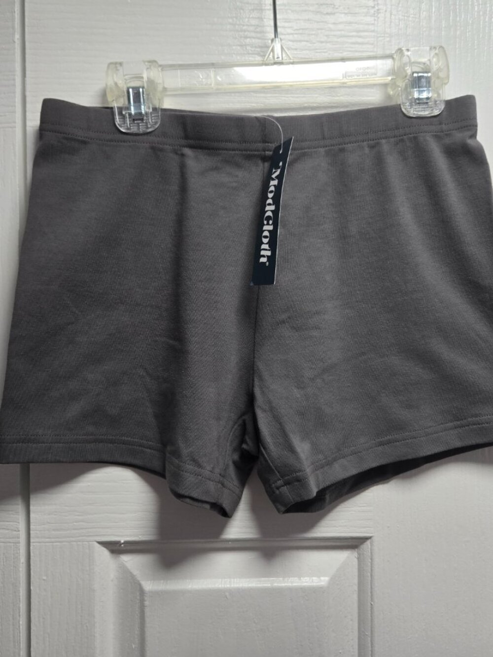 NWT Modcloth Let's Cruise Bike Shorts Gray Medium